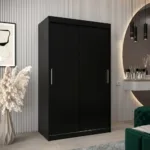 120 Cm Breiter Kleiderschrank Mit 5 Fächern Und 2 Türen | Farbe With Kleiderschrank 120 Cm Breit