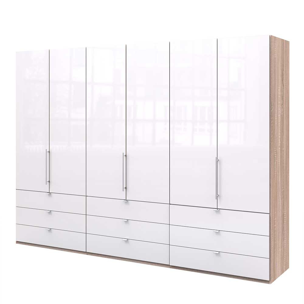 3M Kleiderschrank Mit 9 Schubladen Selbsteinzug - Bosays regarding Kleiderschrank 3M Breit