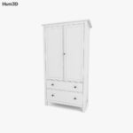 Ikea Hemnes Kleiderschrank 3D Modell Within Ikea Kleiderschrank Hemnes