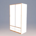 Ikea Trysil Garderobe Low Poly 3D Modell 3D Modell $5 – .Unknown In Trysil Kleiderschrank