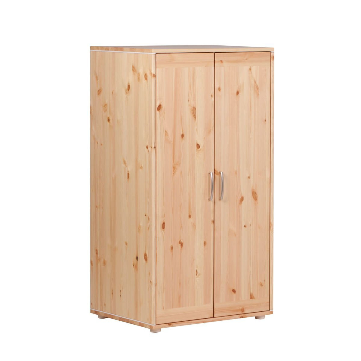 Niedriger Classic Kleiderschrank 2 Türen Nat/Nat/Weiß - 359 € pertaining to Kleiderschrank Niedrig