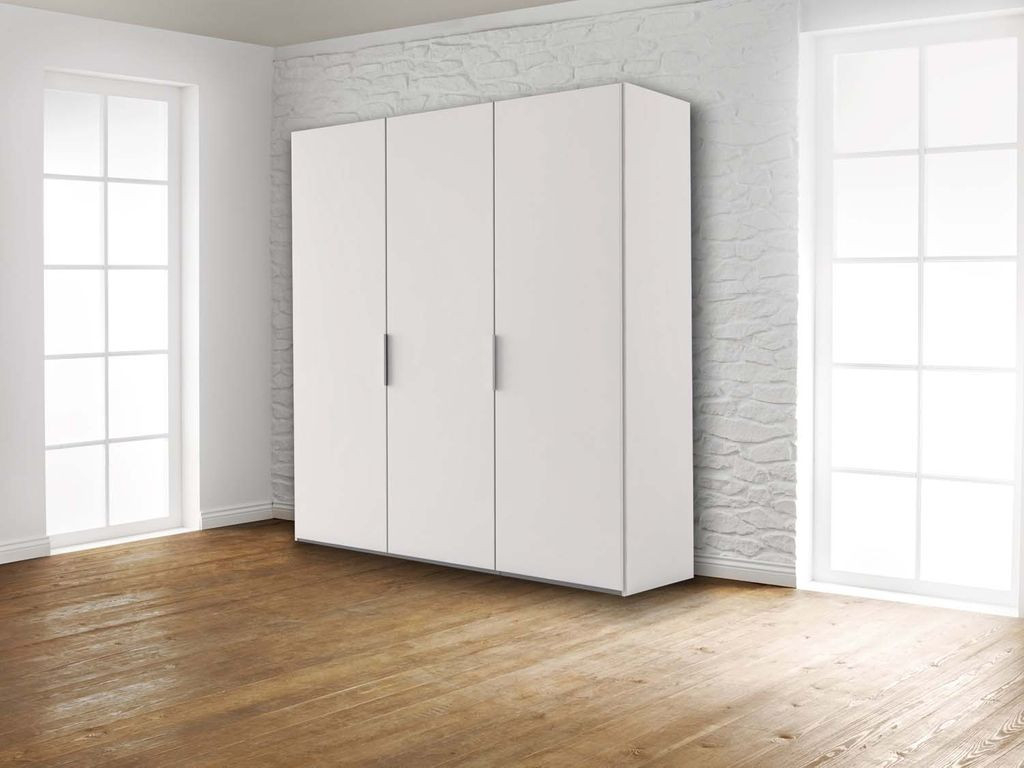 Nolte Swift Kleiderschrank 3-Türig 150 Cm Weiß | Günstig Möbel, Küchen &amp;  Büromöbel Kaufen | Froschkönig24 with regard to Kleiderschrank 3 Türig Weiß