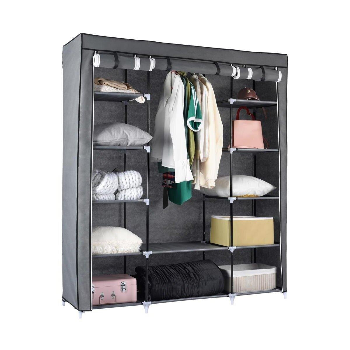 Ribelli Kleiderschrank Vlies 150X175X45Cm - B-Ware Gut, 17,99 € pertaining to Vlies Kleiderschrank