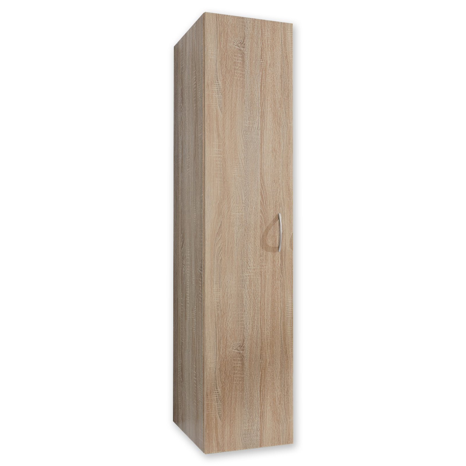 Schrank - Eiche Sägerau - 50 Cm Breit intended for Kleiderschrank 50 Cm Breit