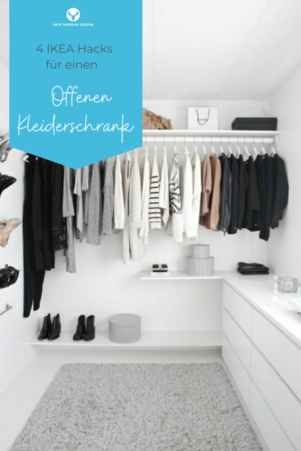 Die 4 Besten Ikea Hacks Für Einen Offenen Kleiderschrank | New throughout Kleiderschrank Hacks