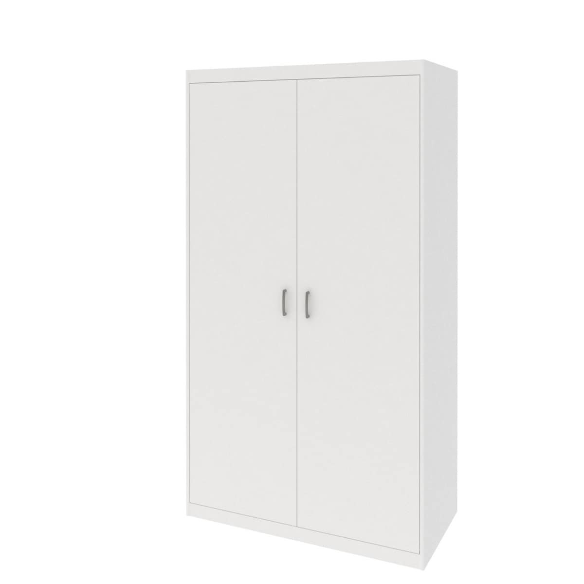 Kleiderschrank Mega Typ 24 Weiß B/H/T 106,3X194,4X54 Cm with Kleiderschrank Möbel Boss