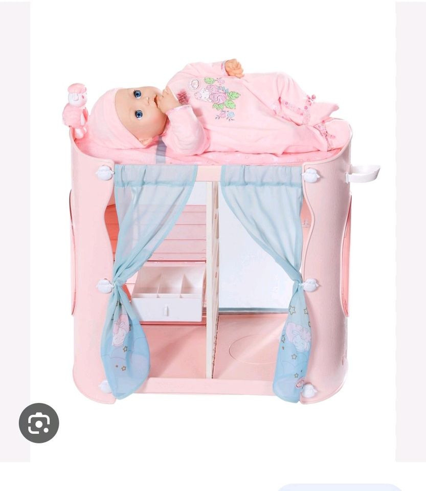 Baby Annabell Kleiderschrank Mit Bett/Wickeltisch intended for Baby Annabell Kleiderschrank