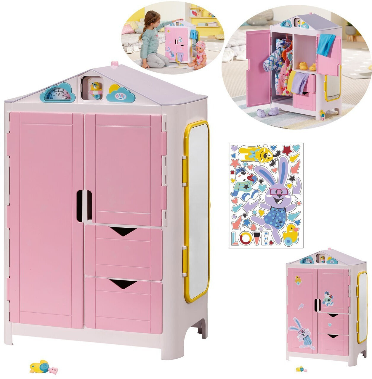 Baby Born Schrank Mit Wetterente (827987) Ab 46,99 € (Januar 2024 throughout Baby Born Kleiderschrank