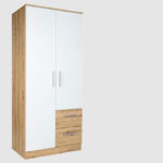 Drehtürenschrank Kent Oak – Möbel – Schlafzimmermöbel – Haushalt With Tedox Kleiderschrank