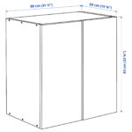 Ivar Schrank – Kiefer 80X50X83 Cm With Kleiderschrank 50 Cm Tief