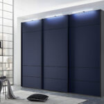 Satino Tresa Von Staud – Kleiderschrank Mit Matter Blauglasfront Intended For Kleiderschrank Blau