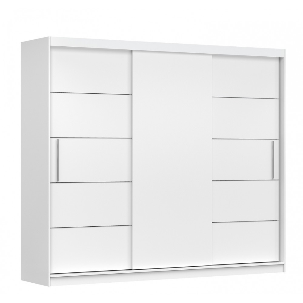 Schwebetürenschrank Alba Ohne Spiegel 250 Cm - 500 - Imoebel24 pertaining to Kleiderschrank Ohne Spiegel